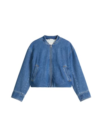 Marc O'Polo Wattierter Jeansblouson regular in Bright Blue