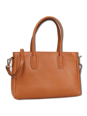 Toscanto Toscanto Handtasche Leder braun ca. 35cm