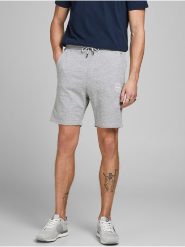 Jack & Jones Kurze Basic Jogginghose Shorts JPSTSHARK in Grau