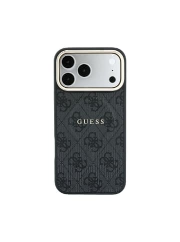Guess Guess Embossed 4G Classic kompatibel mit iPhone 17 Pro Schwarz in Schwarz