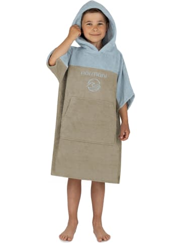 normani Kinder Badeponcho 6-9 Jahre Puwai in Hellblau