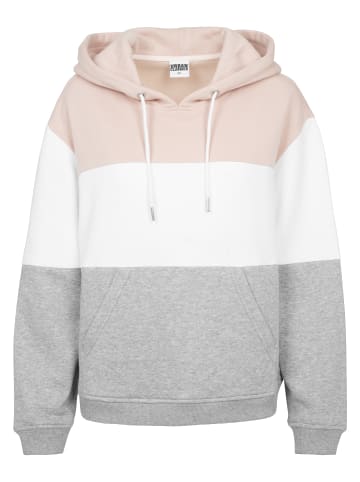 Urban Classics Sweat & Fleece - Hoody in light rose/white/grey