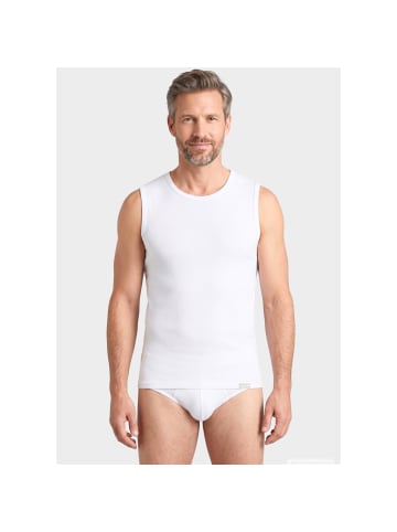 Con-ta Single-Jersey Unterhemd, ohne Arm in weiß