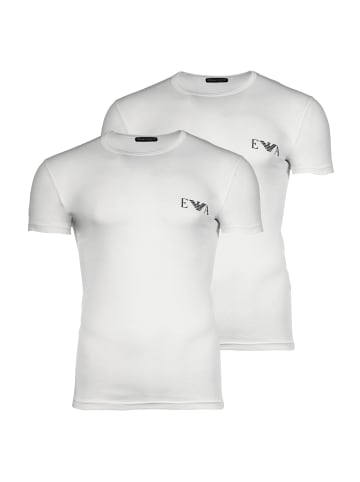Emporio Armani T-Shirt 2er Pack in Weiß