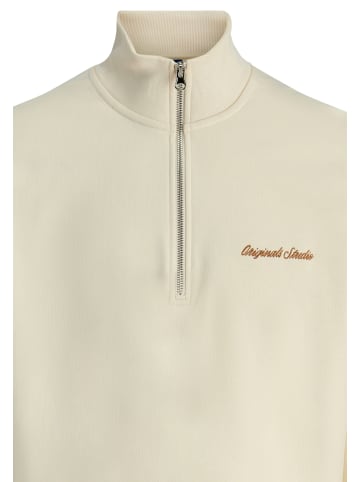 Jack & Jones Sweattroyer Norrebro in Beige / hellgrau