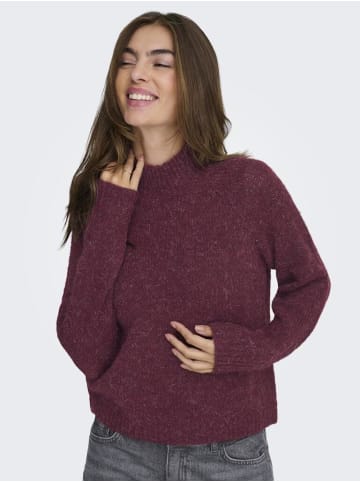 JDY Pullover in maroon banner