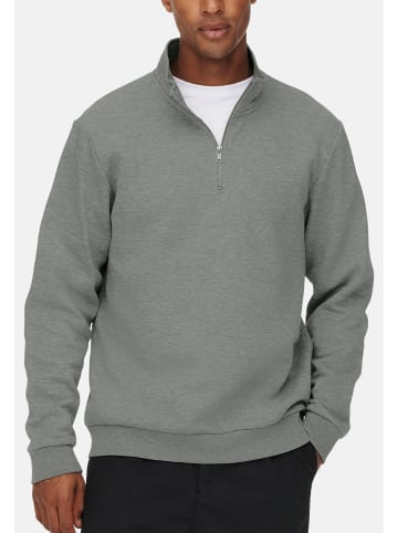 ONLY & SONS Sweattroyer Ceres in Castor gray