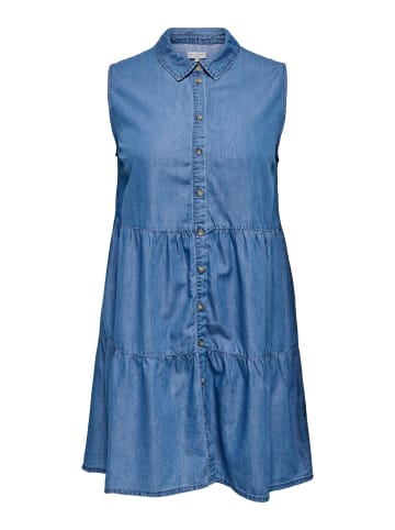 ONLY Carmakoma Kleid in Medium Blue Denim