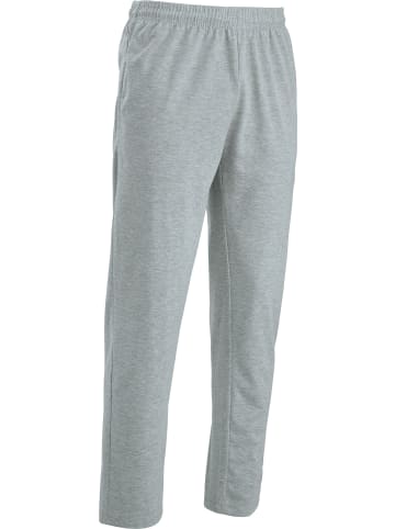 Erwin Müller Sweat Freizeithose, lang in grau meliert