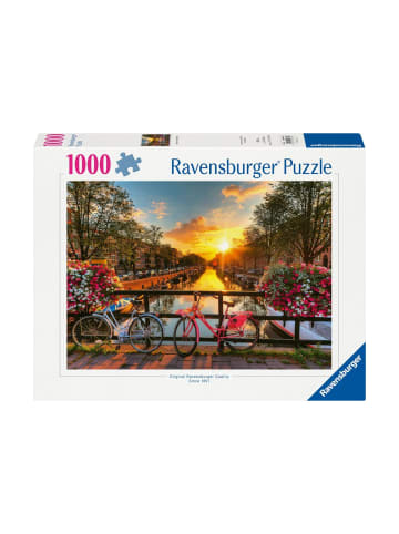 Ravensburger Puzzle Fahrräder in Amsterdam, 1000 Teile, ab 14 Jahre