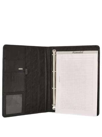 Alassio Cremona II  A4 - Schreibmappe 32 cm (black) in schwarz