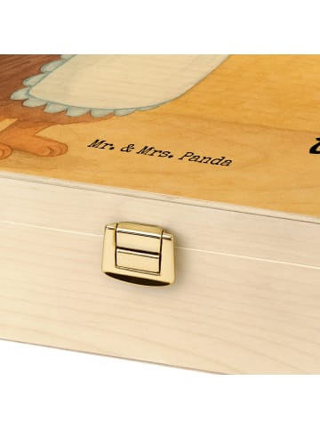 Mr. & Mrs. Panda Tee Box Igel Wein Design mit Spruch in Weiß