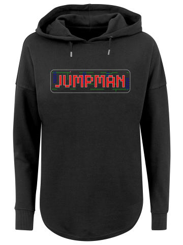 F4NT4STIC Oversized Hoodie Retro Gaming Jumpman in schwarz