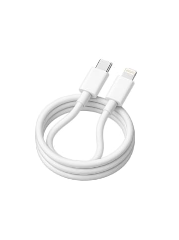 Wisam Teltech Kabel USB-C - Lightning 2A 12W 1m weiß TCA-02