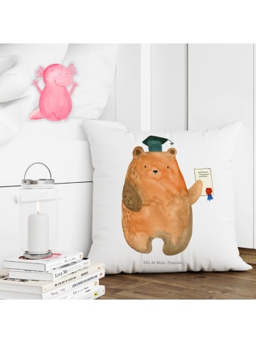 Mr. & Mrs. Panda Deko Kissen Bär Prüfung ohne Spruch in Weiß