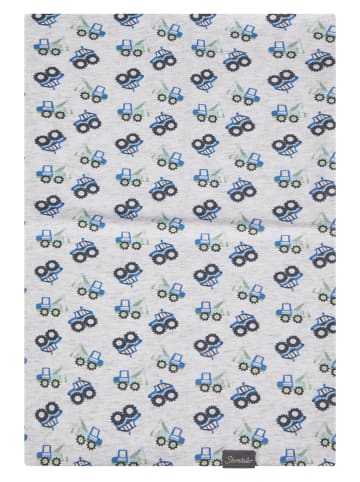 Sterntaler Schlauchschal Baustelle in lichtgrau