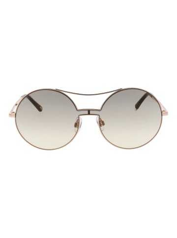 Web Frauen Sonnenbrille Mono-Objektiv Rose Gold