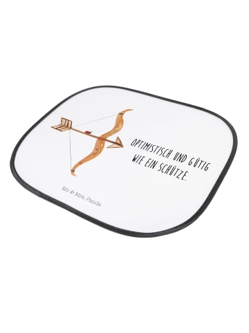 Mr. & Mrs. Panda Sonnenschutz Fenster Auto Sternzeichen Schütze ... in Weiß