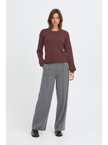 Oxmo Strickpullover OXKimni in Braun