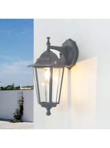 Licht-Erlebnisse Außen Wandlampe (B)17 x (H)36 cm in Anthrazit