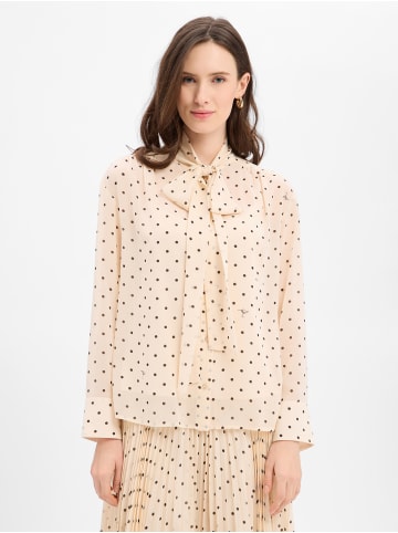 JOOP! Bluse in beige schwarz
