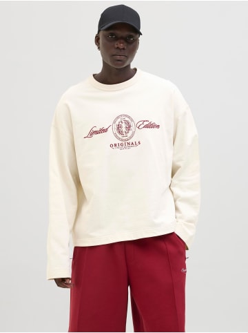 Jack & Jones Sweatshirt in Antique White
