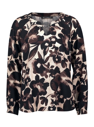 Betty Barclay Schlupfbluse langarm in Beige/Braun
