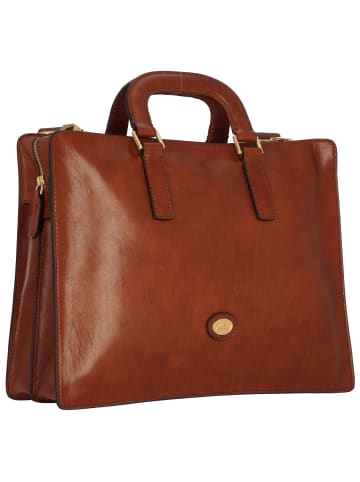 The Bridge Today Aktentasche III Leder 40 cm in marrone-braun