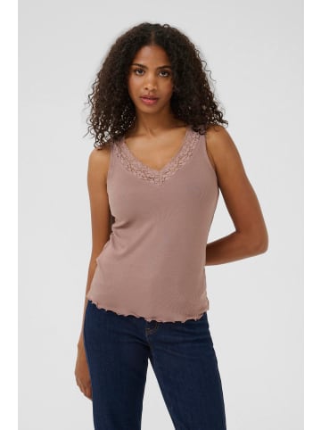 Kaffe Bluse ärmellos KAjenna Regular fit in Deep Taupe