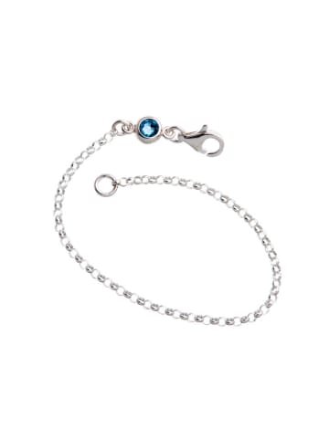 ChainMAGPIE 925 Silber Armband mit blauem Swarovski Kristall