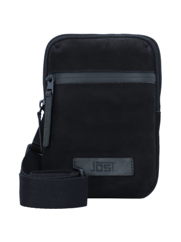 Jost Vaxholm Umhängetasche Leder 14 cm in black