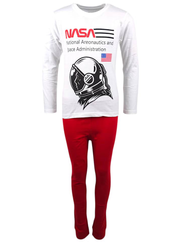 Nasa Schlafanzug NASA in Rot