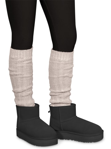 normani Strickstulpen mit Alpakawolle in Beige