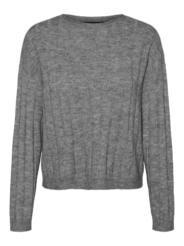 Vero Moda Gestricktes Oberteil in Medium Grey Melange