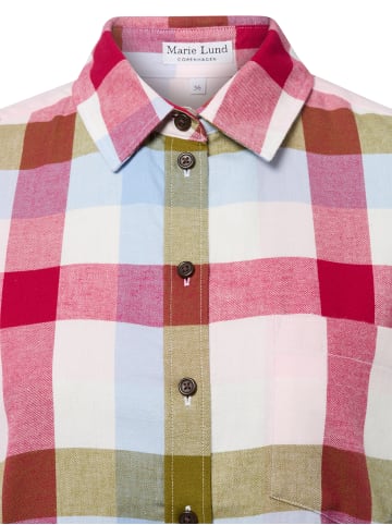 Marie Lund Bluse in bordeaux mehrfarbig - 0067