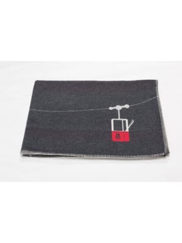 David Fussenegger  Nonbook - Fussenegger Designer-Flanelldecke - "Gondel" anthrazit 140/