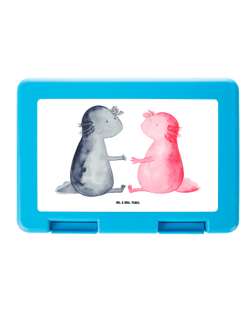 Mr. & Mrs. Panda Aufbewahrungsbox Axolotl Liebe ohne Spruch in Weiß