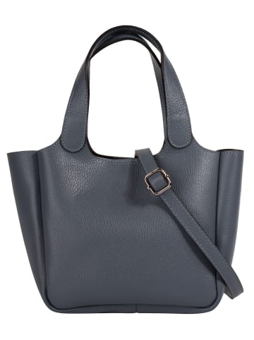 Cluty Handtasche echt Leder in blau