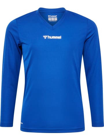 Hummel Shirt "Hmlbl Essential Tee L/S Kids" in Blau
