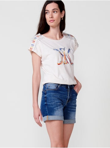 KOROSHI KurzÃ¤rmliges oberteil. in weiß