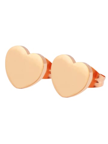 Adeliás Damen Ohrringe – Ohrstecker aus Edelstahl in gold