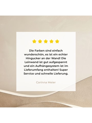 MuchoWow Leinwand bilder Wellen (BxH)