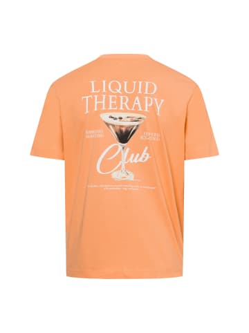 Nils Sundström T-Shirt print in aprikot - 0006