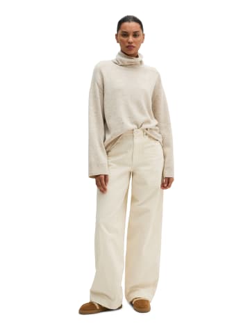 Marc O'Polo Tweed-Pullover regular in Light Beige