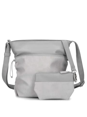 Zwei Jana J100 - Umhängetasche 29 cm (rubin) in nubuk-ice