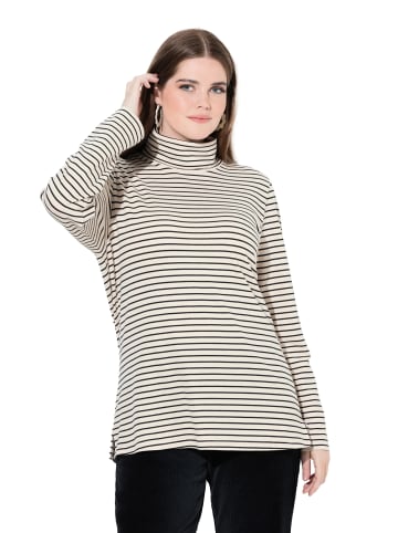 Ulla Popken Longsleeve in perlweiß