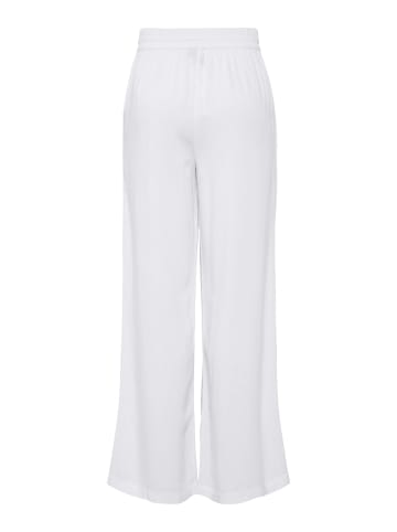 Pieces Hose mit weitem Bein in Bright White 2