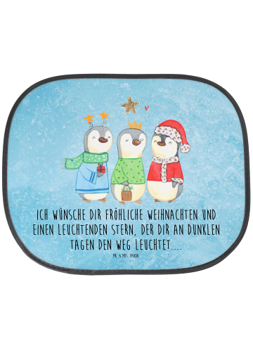 Mr. & Mrs. Panda Sonnenschutz für Auto Winterzeit Heilige drei K... in Eisblau