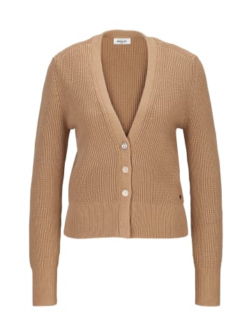 Replay Cardigan Comfort Cotton Blend - 5 Gg in braun