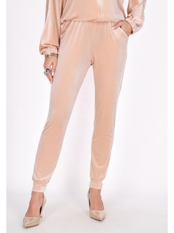 faina Women Pants in Gold Metallic